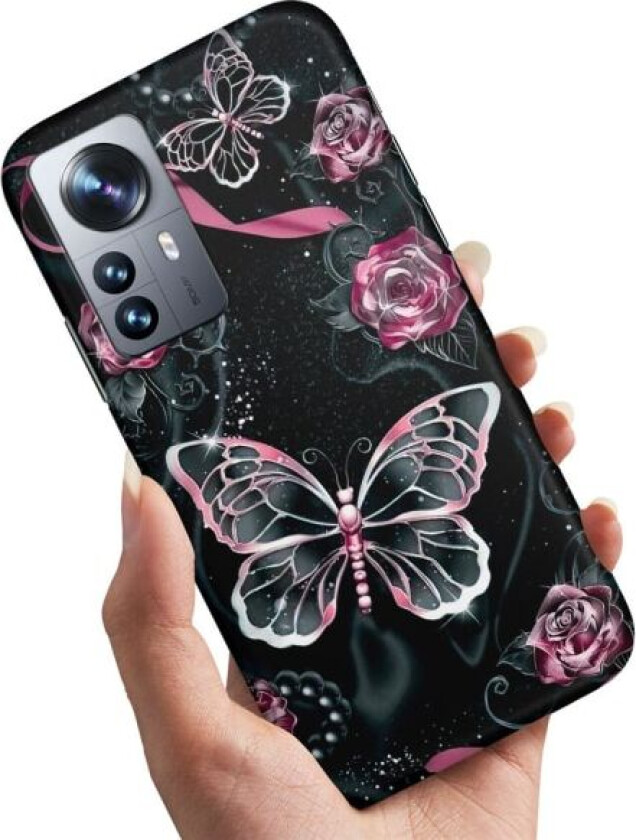 Xiaomi 12 Pro - Deksel/Mobildeksel Sommerfugler