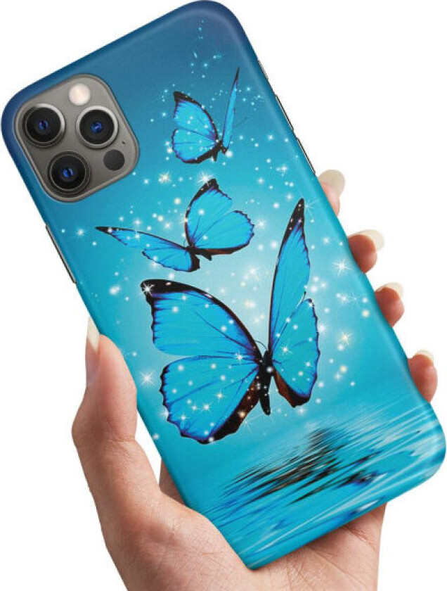 iPhone 13 Pro - Deksel/Mobildeksel Glitrende Sommerfugler