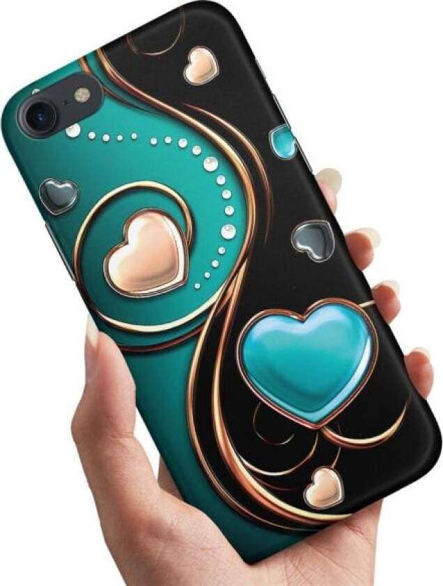 iPhone 7/8/SE - Deksel/Mobildeksel Hjerter