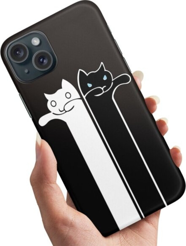 iPhone 15 - Deksel/Mobildeksel Avlange Katter