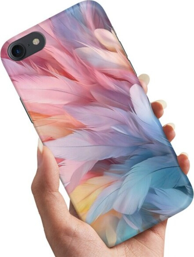 iPhone 7/8/SE - Deksel/Mobildeksel Feathers