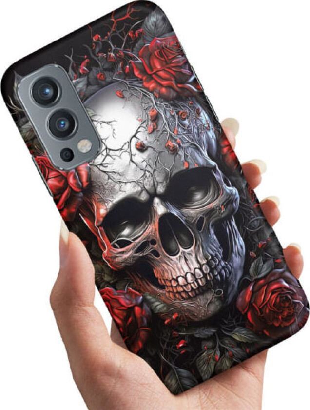 OnePlus Nord 2 5G - Deksel/Mobildeksel Skull Roses