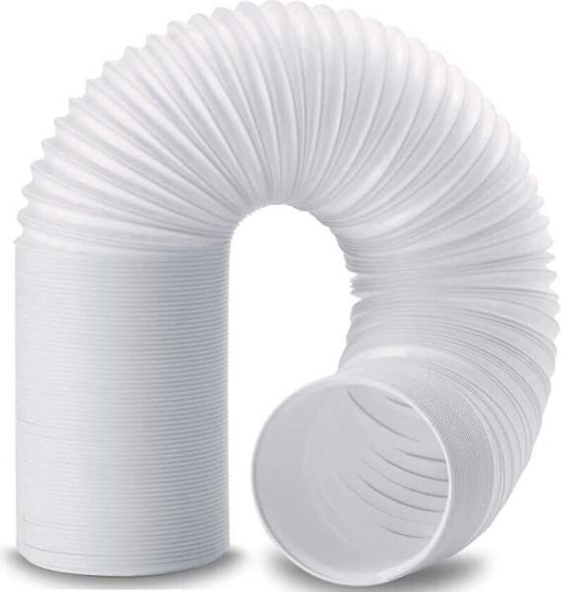 Luftkondisjoneringsslange, diameter 150 mm fleksibel PVC-avløpsslange Ventilasjonsrør 2 m lengde Universal