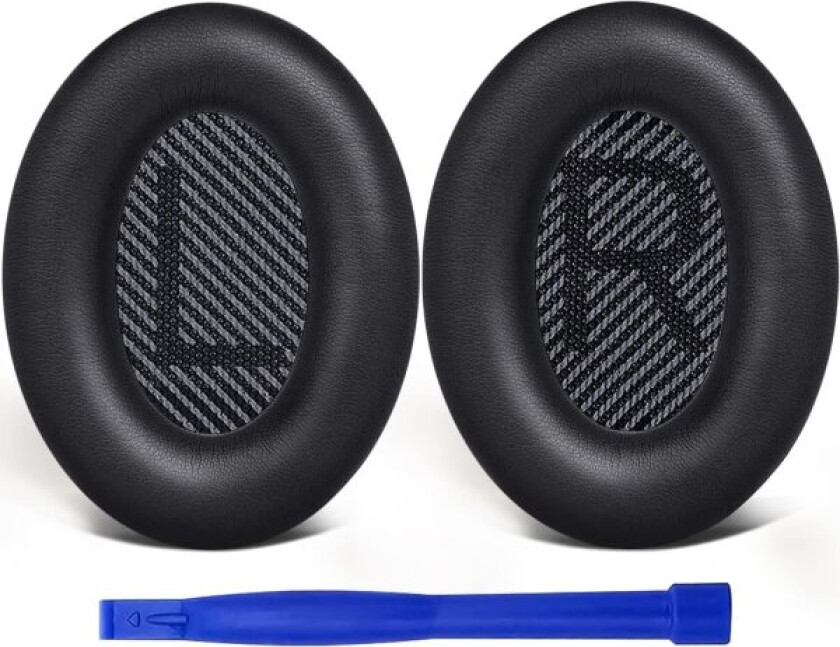 Profesjonelle øreputer til Bose QuietComfort 35 (QC35) og Quiet Comfort 35 II (QC35 ii) hodetelefoner, akustisk skum (svart)