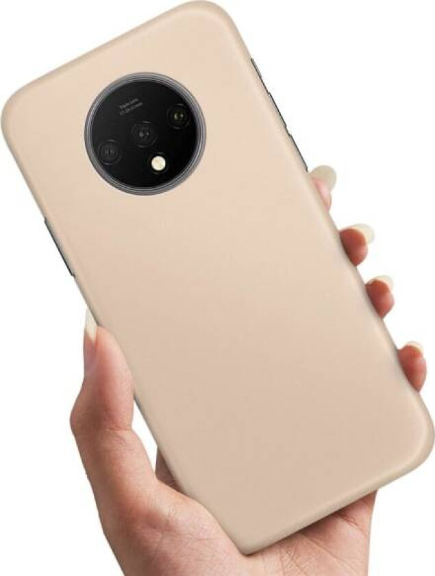OnePlus 7T - Deksel/Mobildeksel Beige Beige