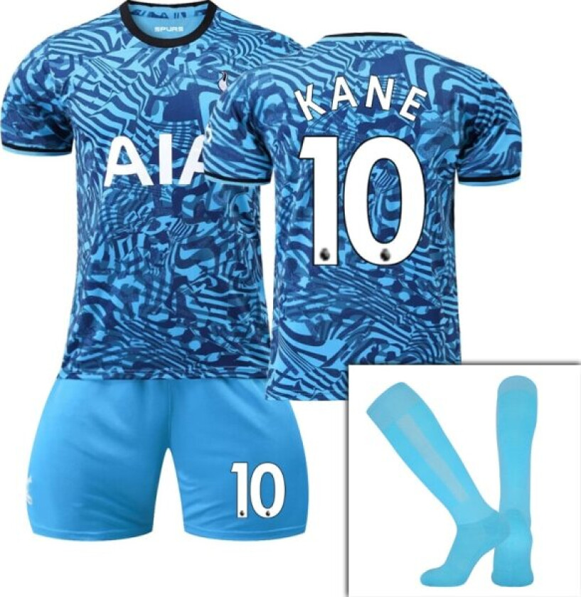 22-23 Ny Tottenham bortedrakt Fotballdrakt KANE 10 Kids 22(120-130CM)