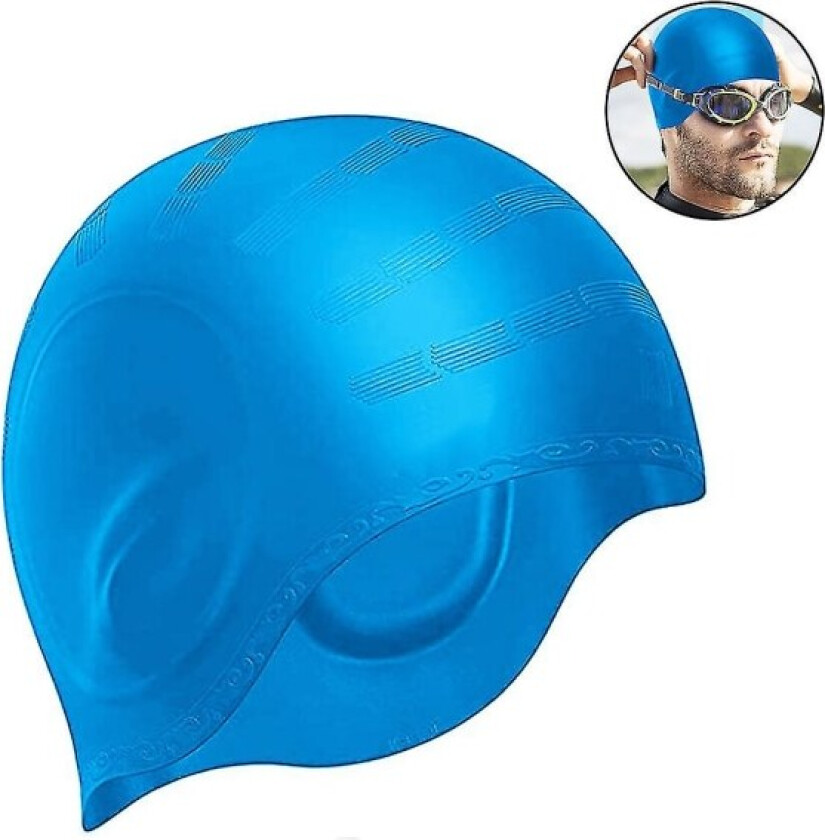 Badehette for kvinner og menn med gjennomsnittlige eller store hoder