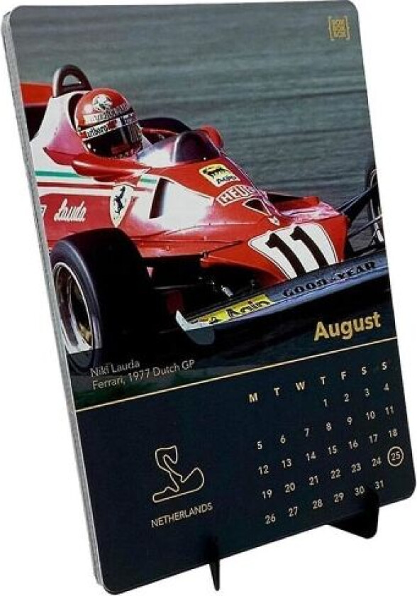 1 stk Bilkalender 2024 F1 Racing Kalender 2024-2025 Kalender Hjemmeklander, 2024 Formel 1 Kalender For F1 Fans (FMY) Black