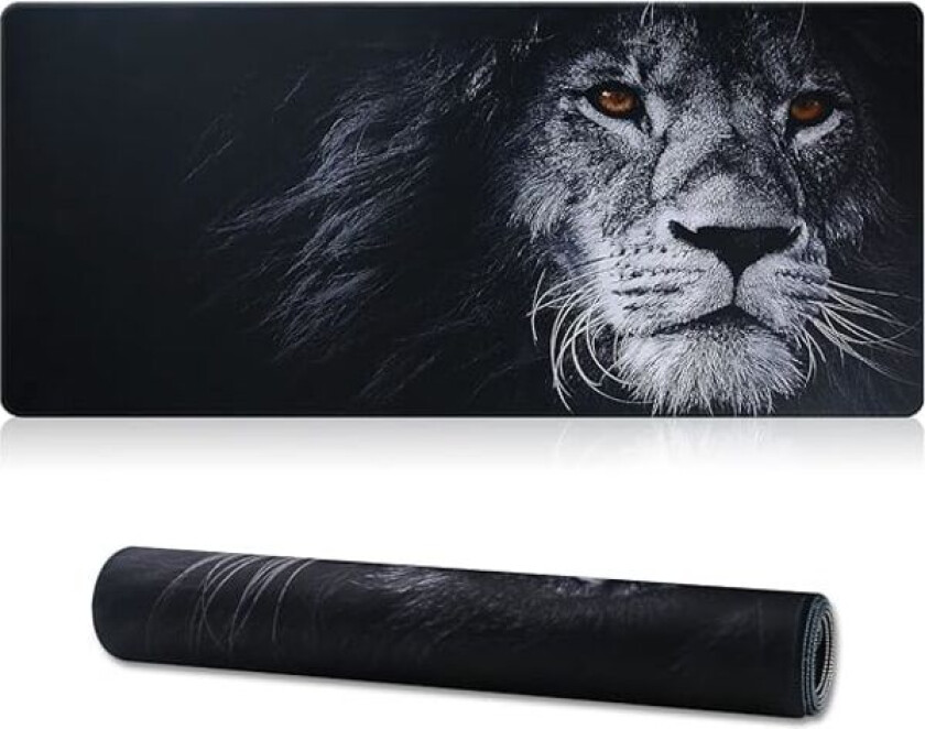 Spillmatte for Gaming, Utvidet Musmatte med Sydd Kant 90x40cm Skrivebordspute for Gaming/Kontor/Forretning