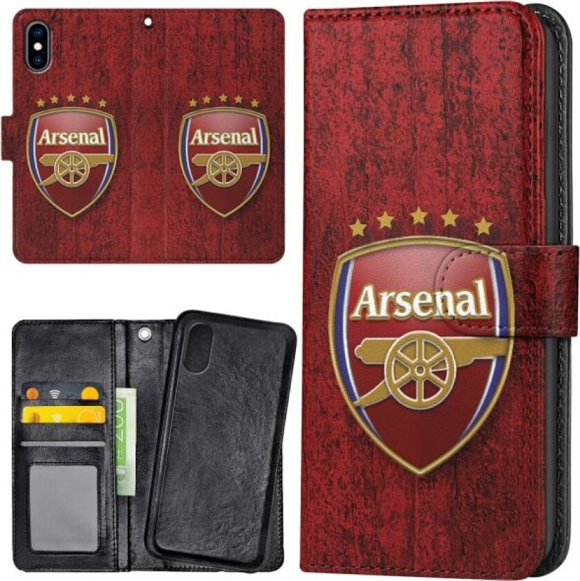 iPhone XR - Lommebok Deksel Arsenal
