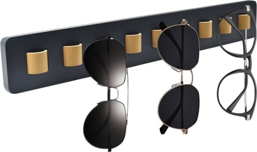 MH-Solbriller i tre veggmontert oppbevaring for solbriller og briller