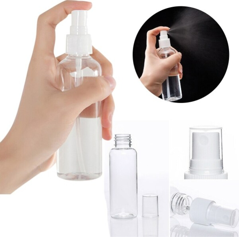 6 stk sprayflaske - underflaske () - liten reiseflaske - 100ml 108*41mm