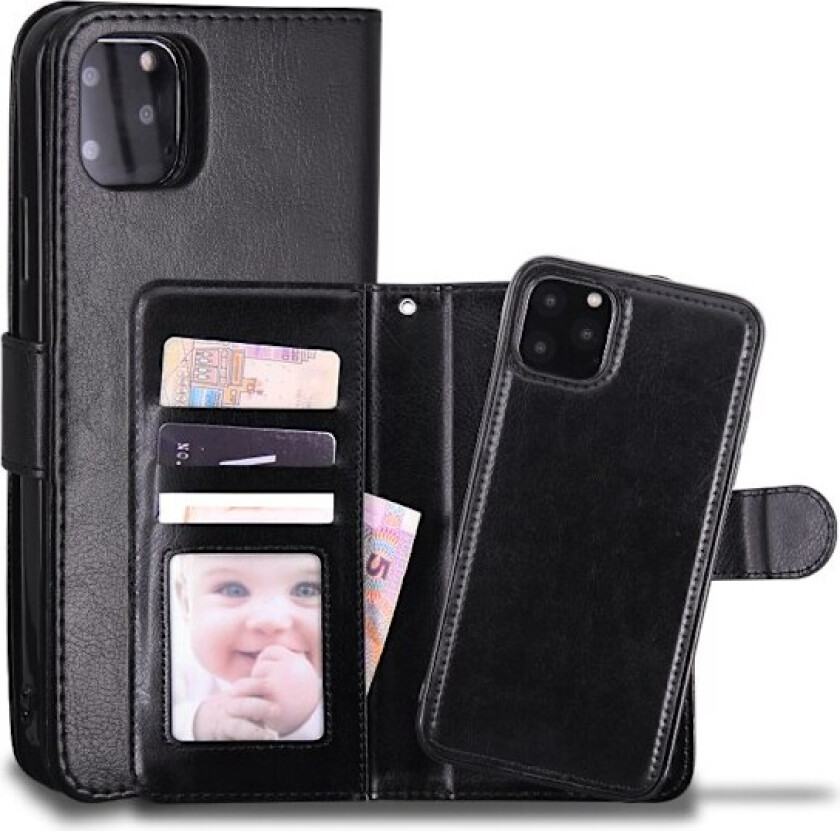 iPhone 13 - 2 i 1 magnetisk etui / deksel - Velg farge! Svart