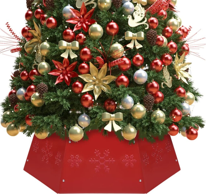 Juletreskjørt rødt Ø68x25 cm