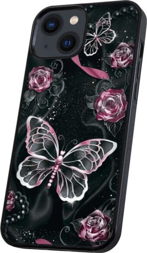 iPhone 13 - Deksel/Mobildeksel Sommerfugler