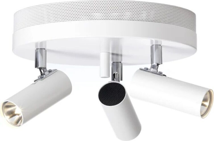 Puck 3 lyskilder Hvit