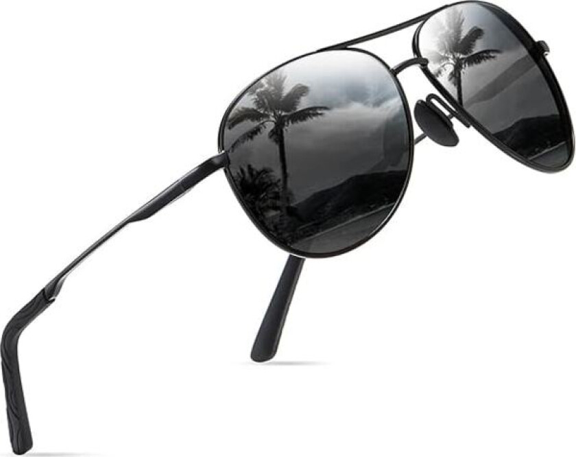 Polariserte Solbriller - Unisex Pilot Solbriller UV400