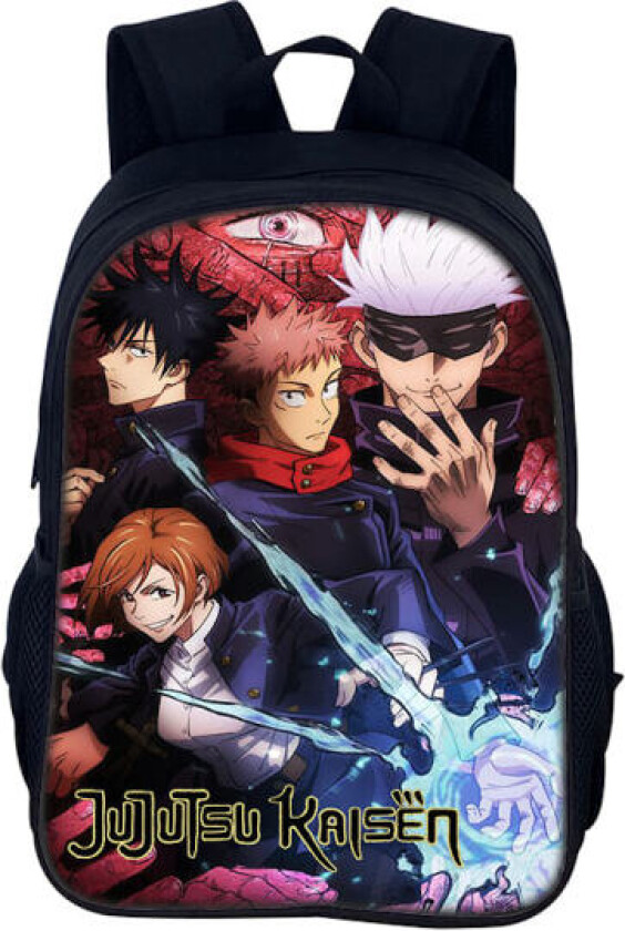 Jujutsu Kaisen Anime Skoleryggsekk Uformell Dagsekk Ryggsekk Kul bokveske