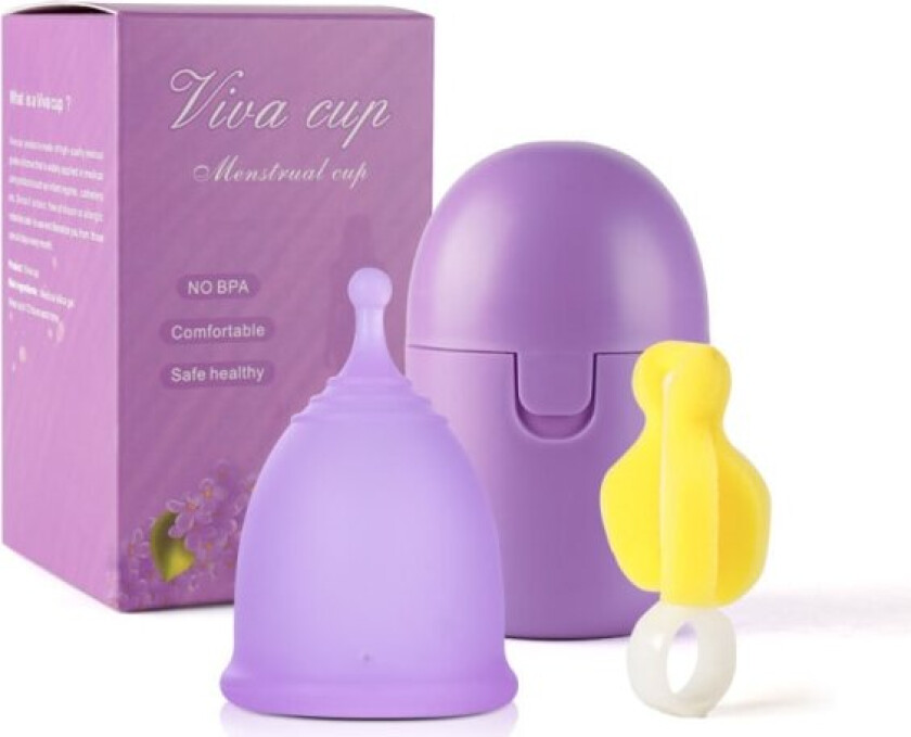 Silikon Menskopp for Kvinner - Menstruasjonskopp - Aunt Cup Circul