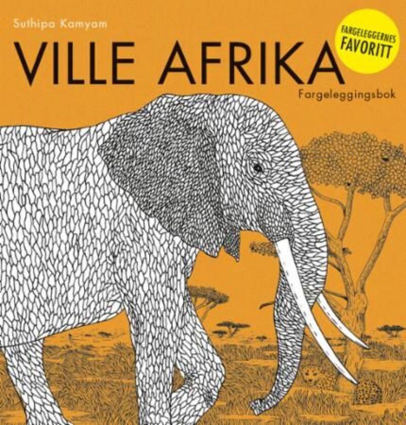 Ville Afrika. Fargeleggingsbok
