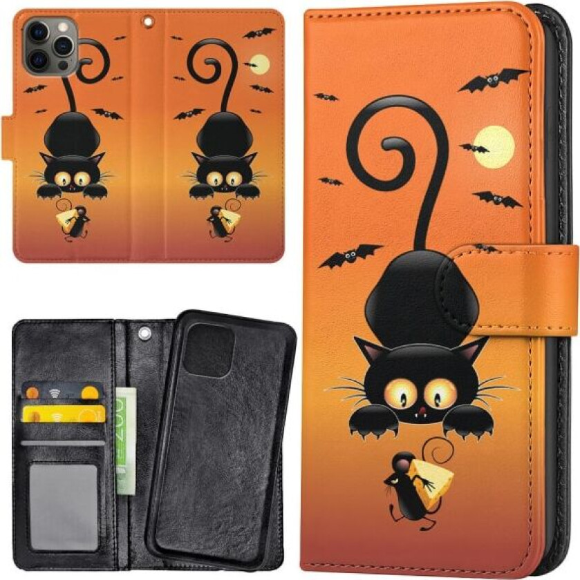 iPhone 14 Pro Max - Lommebok Deksel Katt og Mus