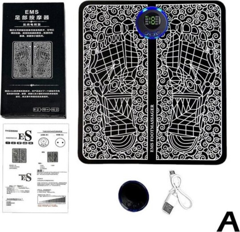 Multifunctional Foot Massage Electric EMS Pad Foot Acupuncture Stimulator Massage No remote control One-size