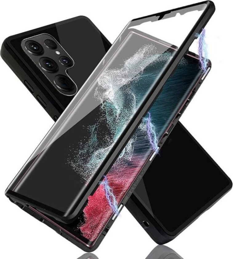 Samsung Galaxy S24 Ultra - Profesjonelt magnetisk deksel Svart