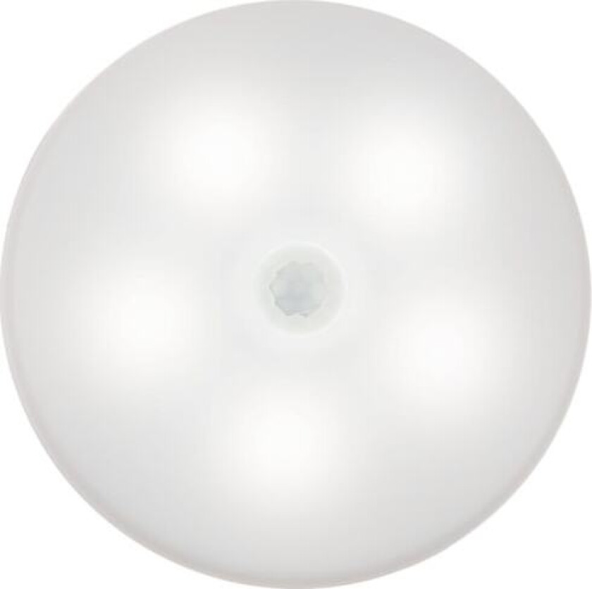 Nattlampe med bevegelsessensor - Bevegelsesdetektor - Lampe - Nattlys White Vit