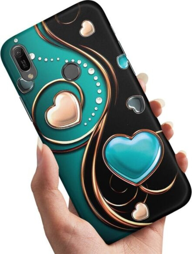 Huawei P30 Lite - Deksel/Mobildeksel Hjerter