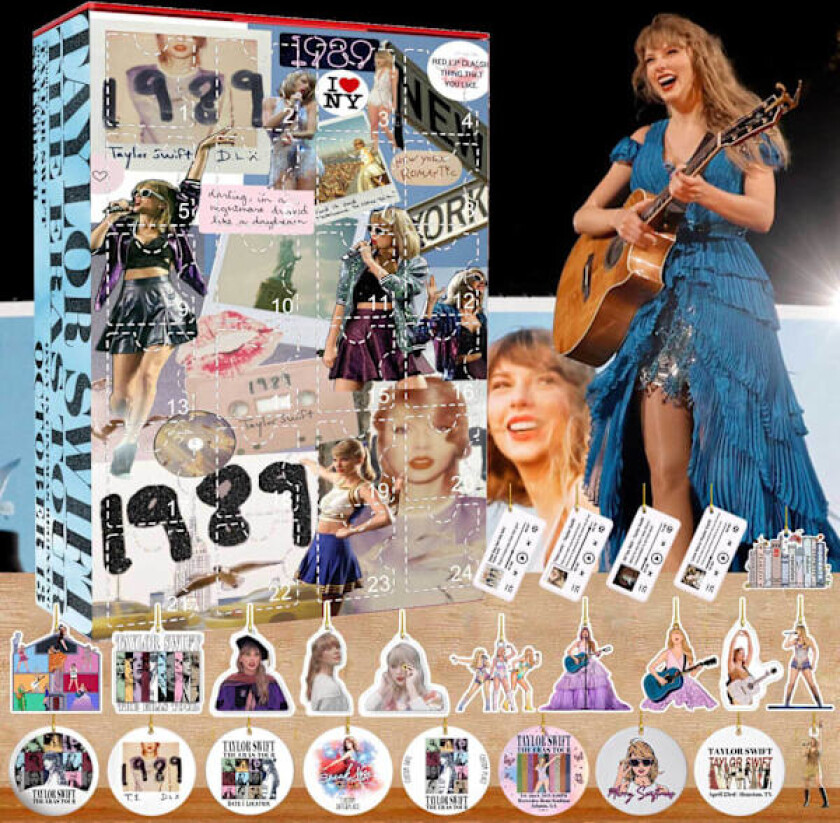 Taylor Swift Julekalender 2024 Juler & Bursdag Nedtelling Style A