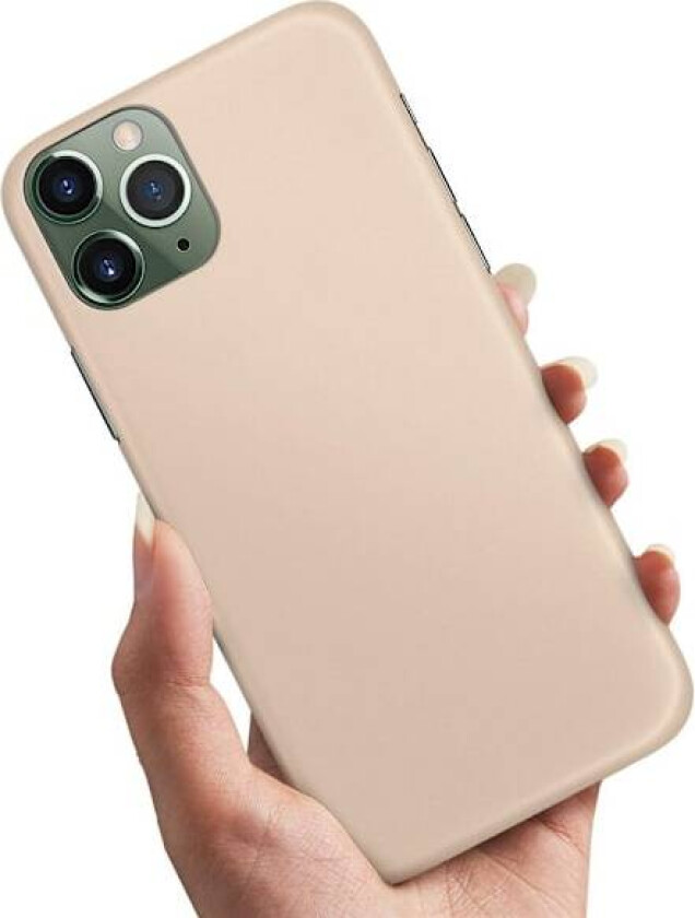 iPhone 11 Pro Max - Deksel/Mobildeksel Beige Beige