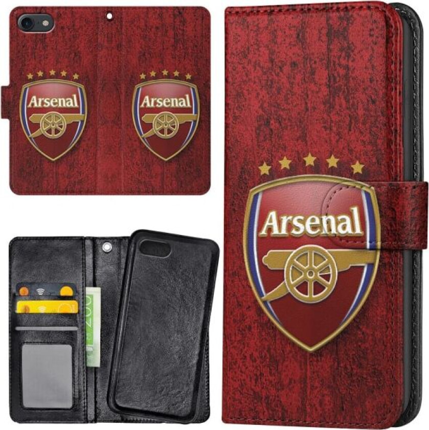 iPhone 7/8/SE - Lommebok Deksel Arsenal