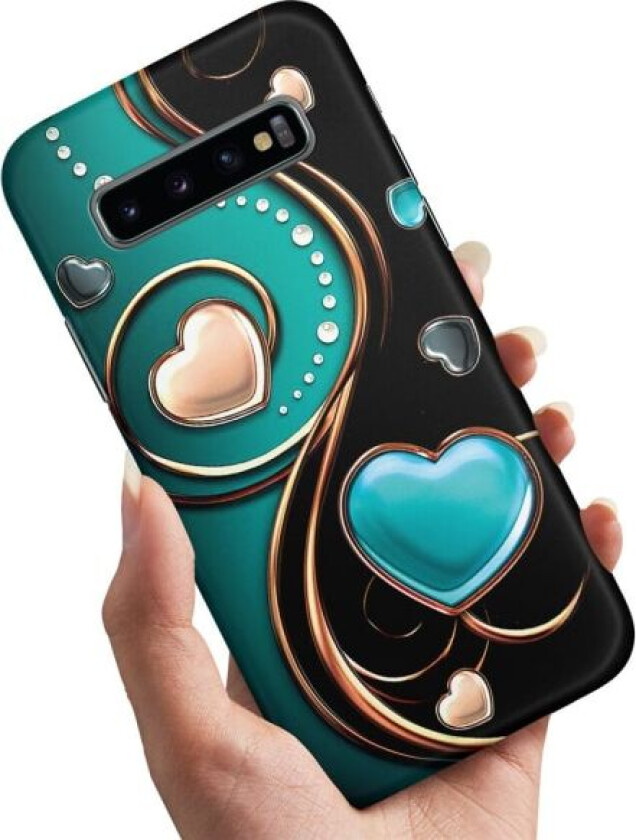 Samsung Galaxy S10e - Deksel/Mobildeksel Hjerter