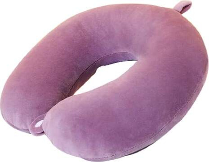 Første sett med lilla, memory foam nakkepute, U-formet pute for bil