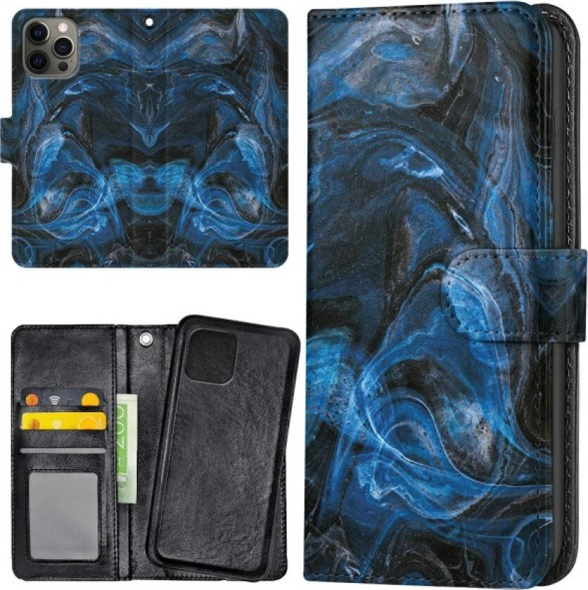 iPhone 13 Pro - Lommebok Deksel Marmor Multicolor