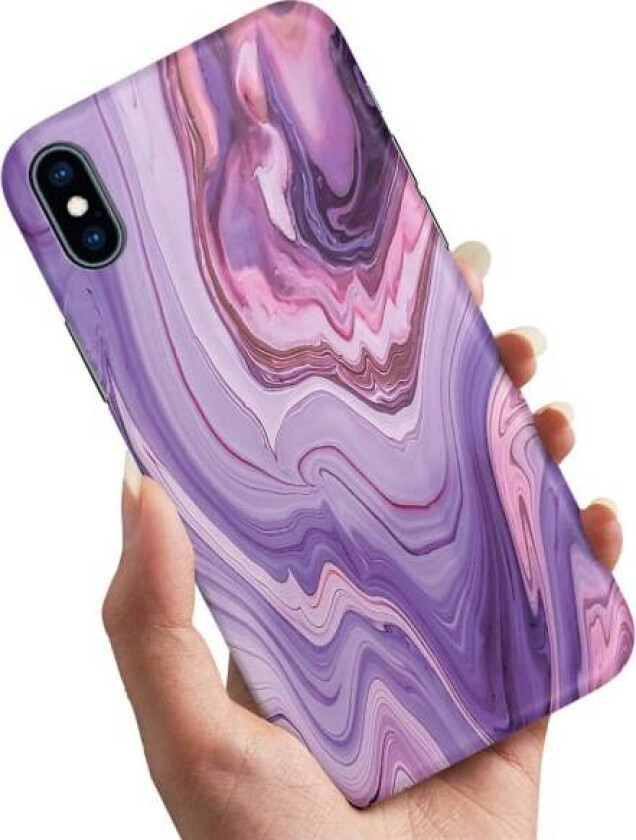 iPhone X/XS - Deksel/Mobildeksel Marmor Multicolor