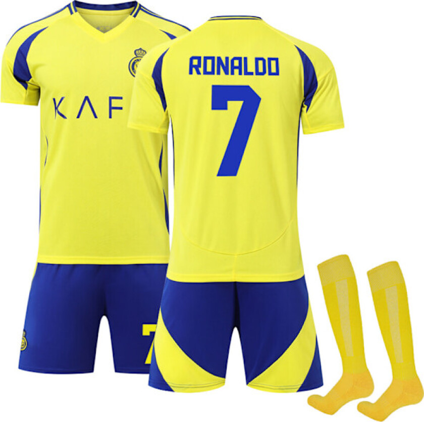 Al-Nassr FC Fotballdrakt Barn 2024-2025 Nr 7 Ronaldo 22