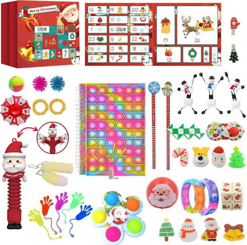 Julekalender Nyttår 24 Dager Juletelling Julekalendere Julegaver til Gutter Jenter Voksne style 2