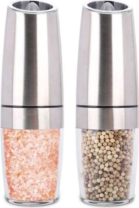 Elektrisk salt- og pepperkvern, med justerbar grovhet
