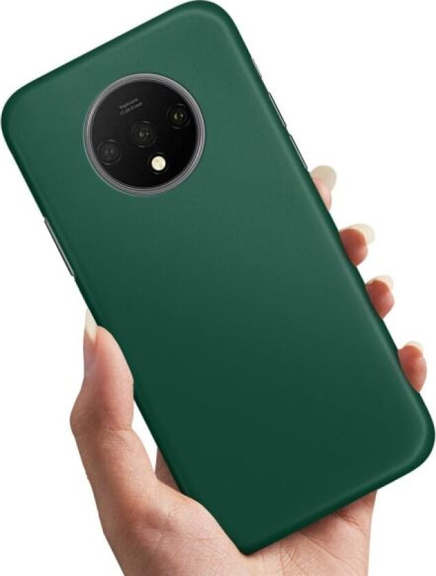 OnePlus 7T - Deksel/Mobildeksel Mørkegrønn Dark green