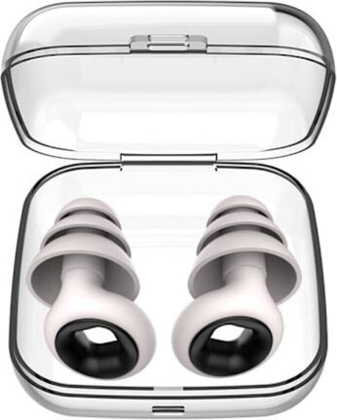 Brusreduserende ørepropper - 3-lags supermyke silikonpropper - 31db brusreduksjon - Gjenbrukbare for søvn, arbeid, studier og reiser