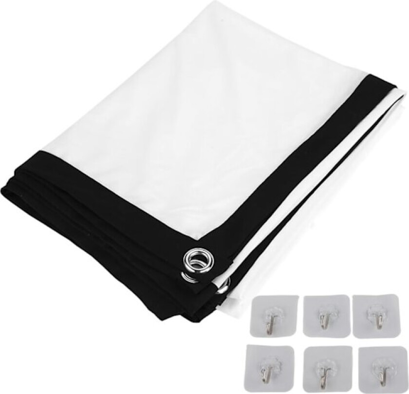 60 Tommer 84 Tommer 100 Tommer Projektor Lerret 16:9 Sammenleggbar Bærbar Projektor Lerret Filmprosjektor Lerret for Hjemmekino Utendørs Innendørs (84 Tommer) 84 tum