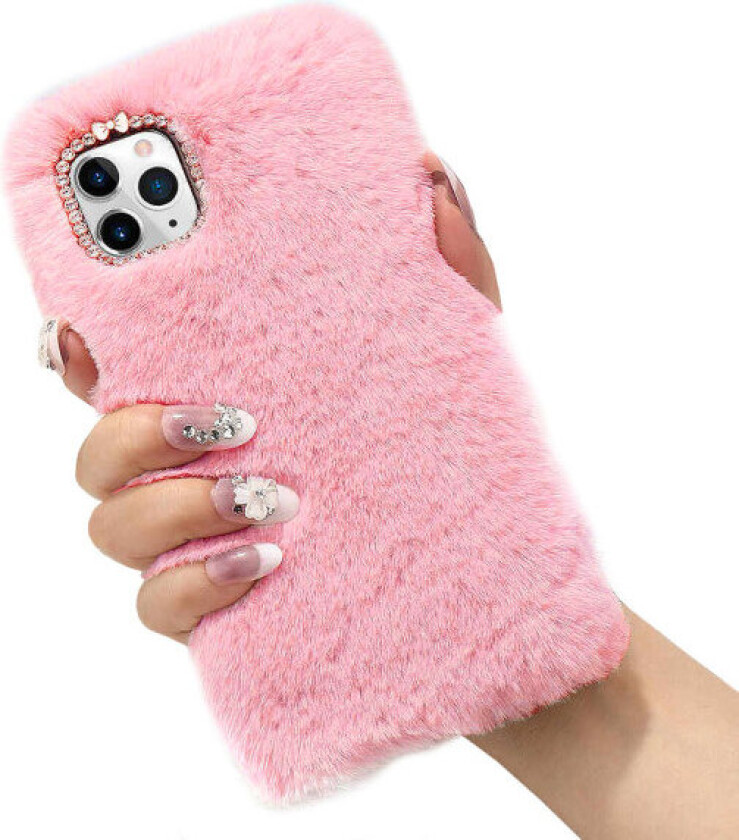 iPhone 11 Pro Max - Deksel/Mobildeksel - Fluffy Fur Pink