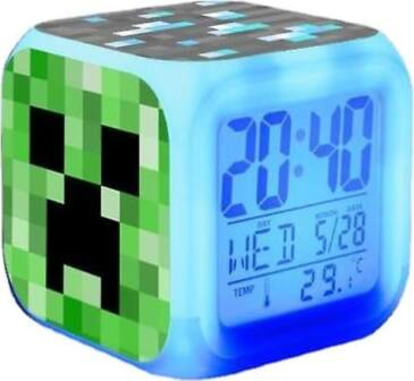 Nattlysklokke, Minecraft vekkerklokke fargeveksler