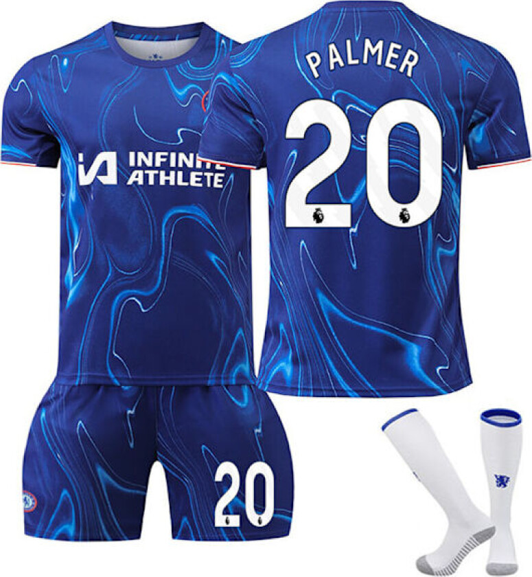 Chelsea Hjemme Fotballdrakt for Barn med Sokker 2024-2025 NO.20 Palmer-WELLNESS 28