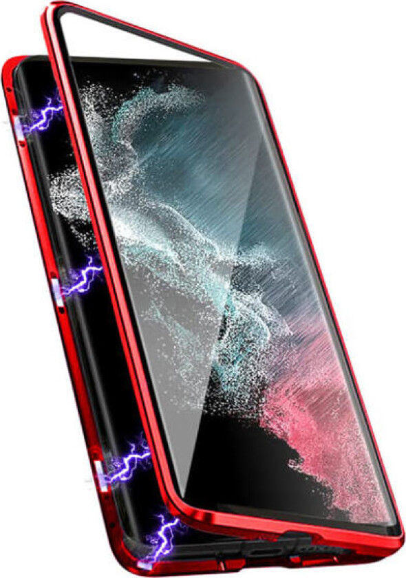 Samsung Galaxy S24 - Trendy Designet Magnetisk Deksel Red