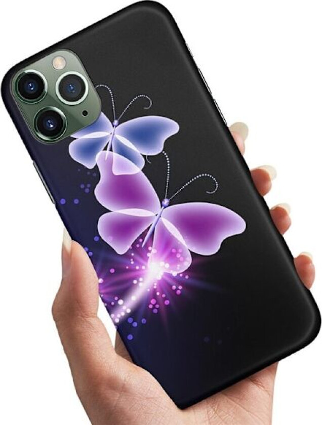 iPhone 11 Pro - Deksel/Mobildeksel Lilla Sommerfugler