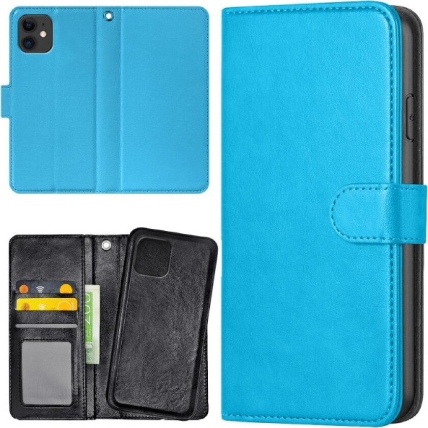 iPhone 12/12 Pro - Lommebok Deksel Lyseblå Light blue
