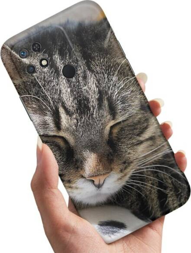 Xiaomi Redmi 10C - Deksel/Mobildeksel Sovende Katt
