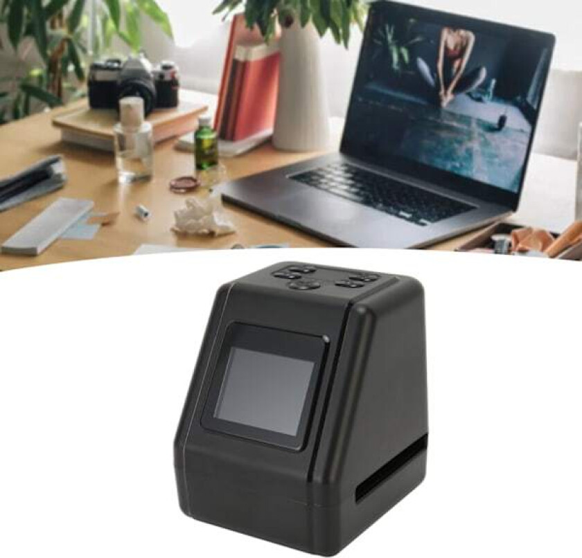 Filmslide-skanner konverterer 135 126 110 filmruller til negativer farge svart-hvitt JPG-bilder 22MP med 2,0-tommers LCD-skjerm